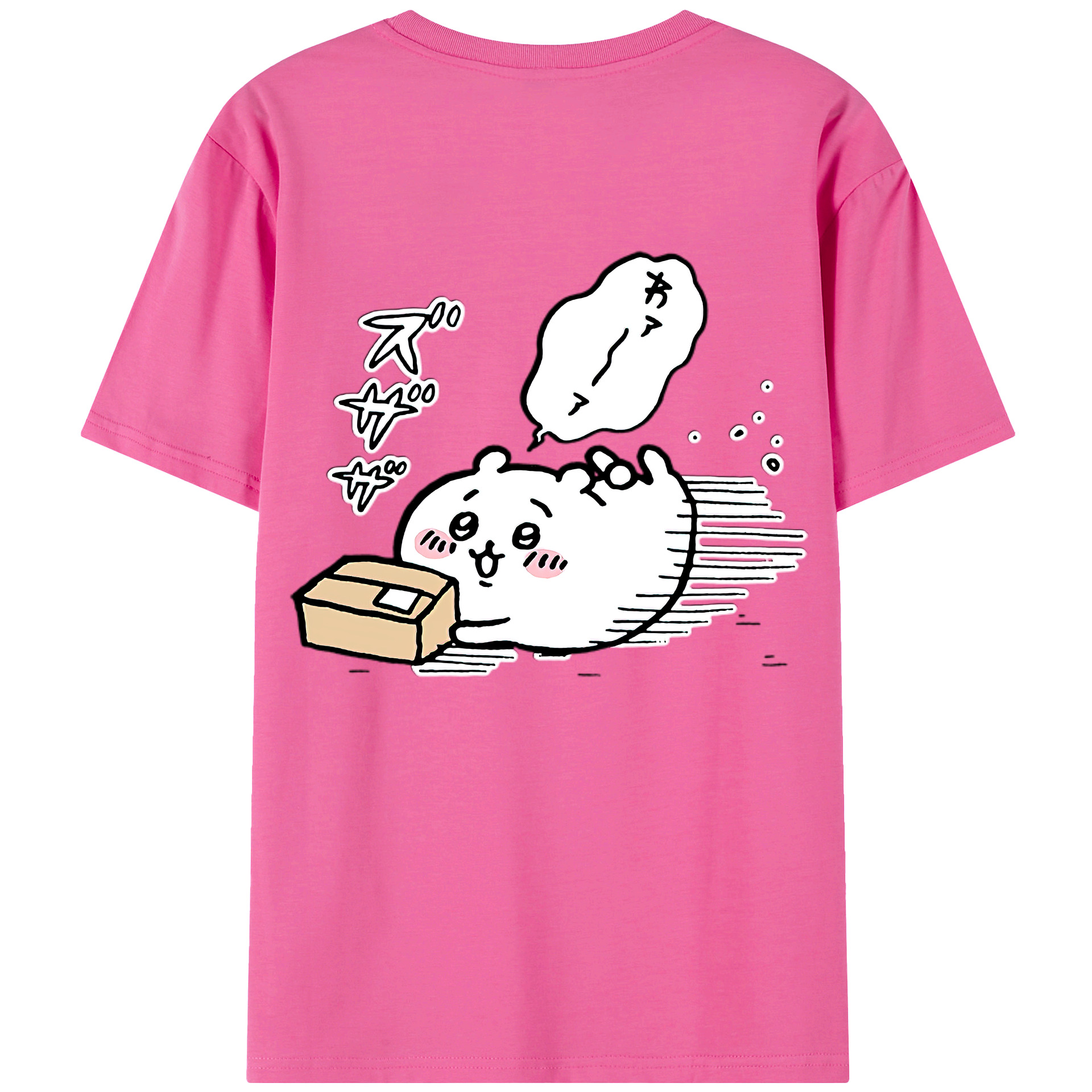 （画像用） ちいかわ ちいかわ Chii-kawa chiikawa レディース半袖Tシャツ(バックプリント)